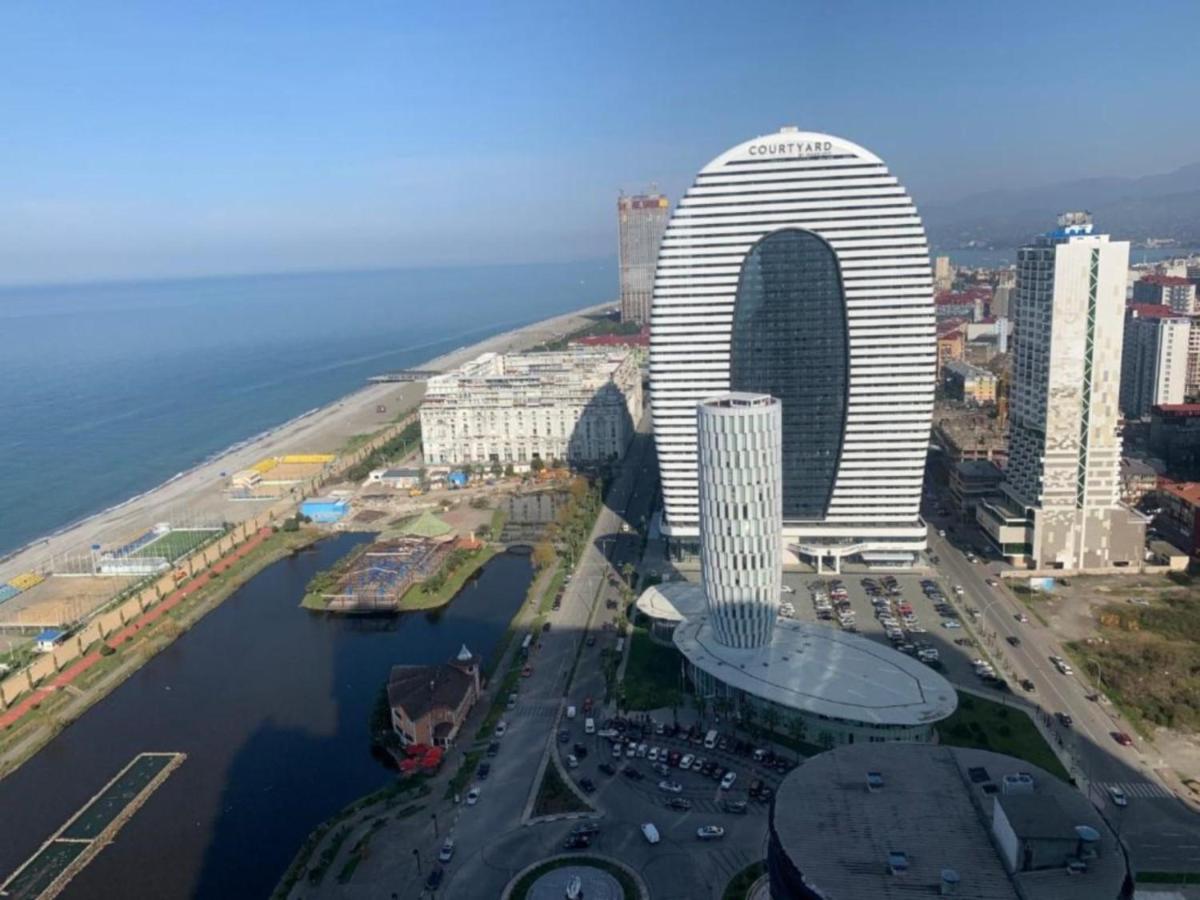 Panoramic Sea And City View Aparthotel In Orbi City Батуми Екстериор снимка